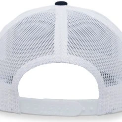 Pacific Headwear Snapback Hat - USA Red & White