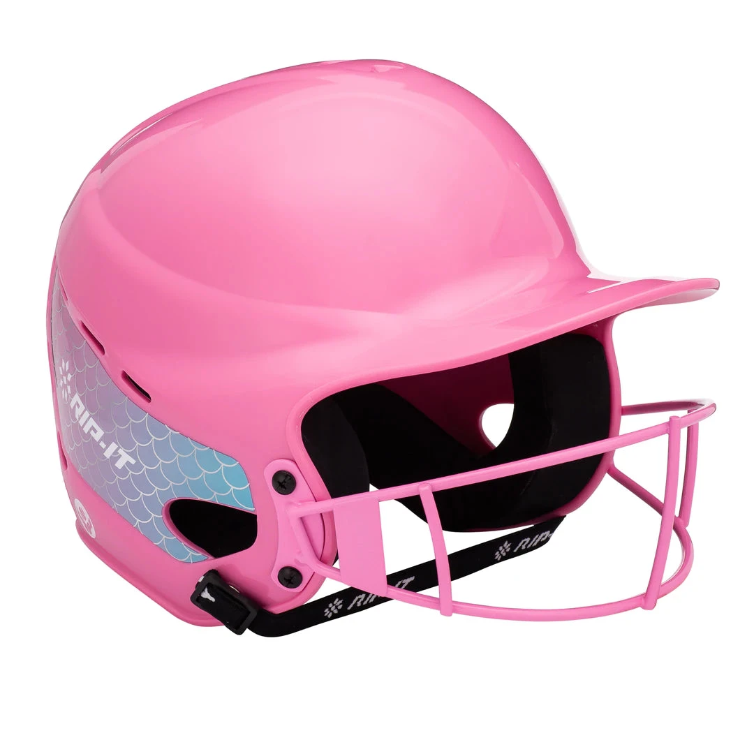 Rip-It Play Ball Girl's Softball Batting Helmet 3 Rip-It Play Ball Girl's Softball Batting Helmet