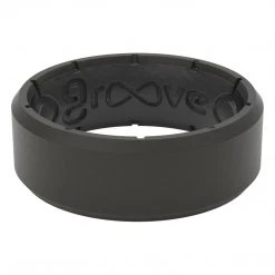 Groove Life Edge Black- Men's Silicone Ring