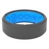 Groove Life Edge Deep Stone Grey-Men's Silicone Ring