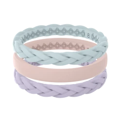 Groove Life Pastel Sky - Women's Stackable Silicone Ring