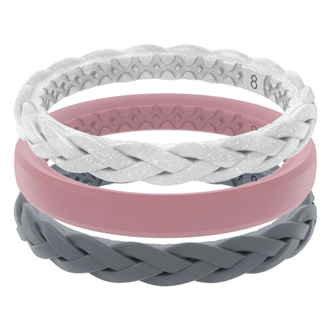 Groove Life Serenity - Women's Stackable Silicone Ring 1 Groove Life Serenity - Women's Stackable Silicone Ring