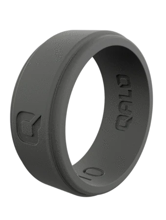 QALO Men's Step Edge Silicone Ring - Charcoal Accessories 1 QALO Men's Step Edge Silicone Ring - Charcoal Accessories