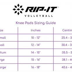 Rip-It Stays-in-Place Volleyball Knee Pads [PRE-ORDER]