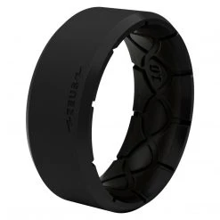 Groove Life Zeus Edge Midnight Black- Men's Silicone Ring