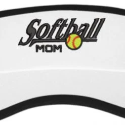 Pacific Headwear Performance Visor - Softball Mom