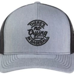 Pacific Headwear Snapback Hat - There's No Crying In Baseball