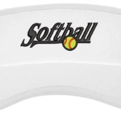Pacific Headwear Performance Visor - Softball