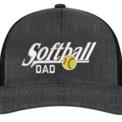 Pacific Headwear Snapback Hat: Softball Dad