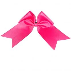 Nooga Bows Single Ribbon Hair Bow- Hot Pink