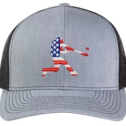 Pacific Headwear Snapback Hat - American Flag Batter