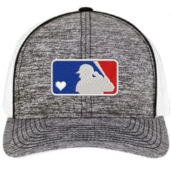 Pacific Headwear Snapback Hat - MLB Style Logo With Softball Batter
