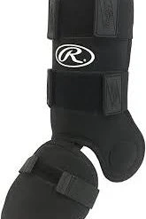 Rawlings Adult Baseball/Softball Leg Guard Black